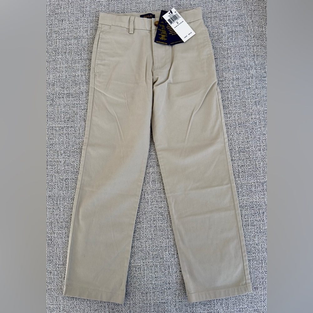 Polo Ralph Lauren Boys Size 6 Basic Sand Chino Pant - new with tags